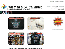 Tablet Screenshot of jonathanandco.com